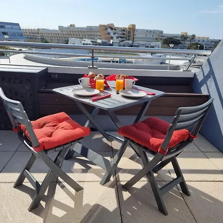 Apartment 2Cap D'Agde Naturiste T2 De Standing Avec Garage Prive *